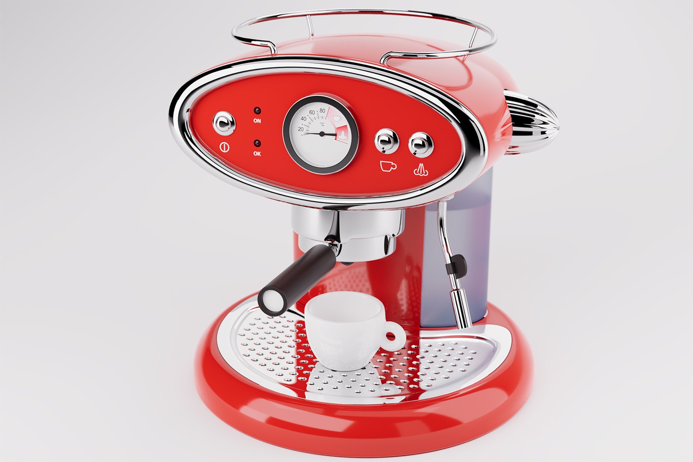 Coffee machine rendered in Unreal Engine.